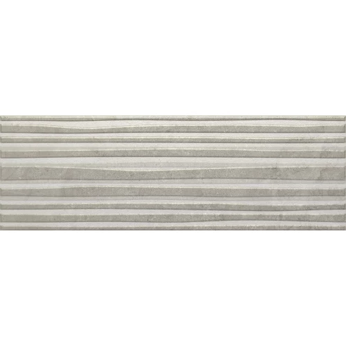 Плитка настенная Azulejos Benadresa Reine Track Grey матовая серая BND0590 90х30 см