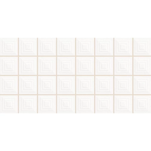Плитка настенная Harmony Peronda Пикуе Мосаиц Вхите / Pique Mosaic White матовая белая 31068 40х20 см