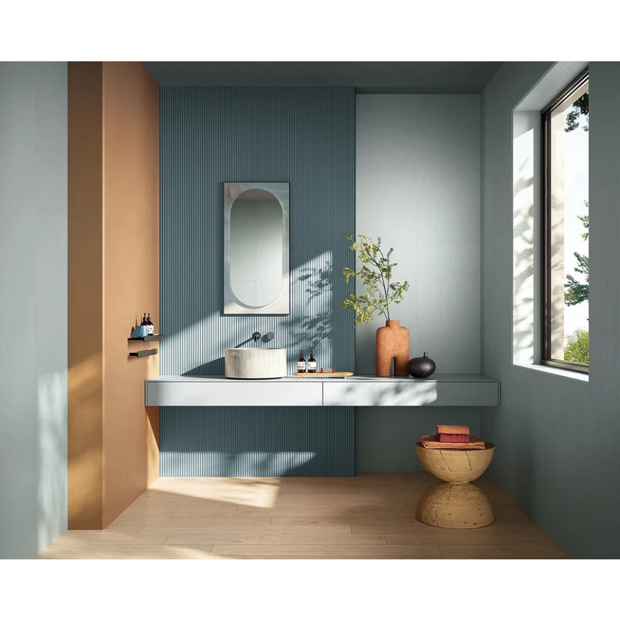 Плитка настенная Fap Ceramiche True Color Cloud RT матовая синяя fTDT 120x50 см
