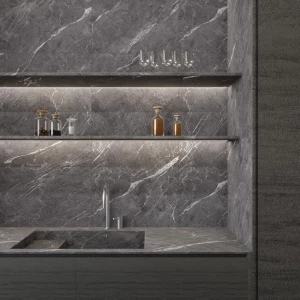 Керамогранит Arcadia Ceramica Esperia Grigio Carving серый CR6001-A 60х60 см