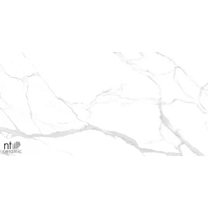 Керамогранит NT Ceramic Marmo Statuario Ultra White Полированный NTT99512M 120х60 см