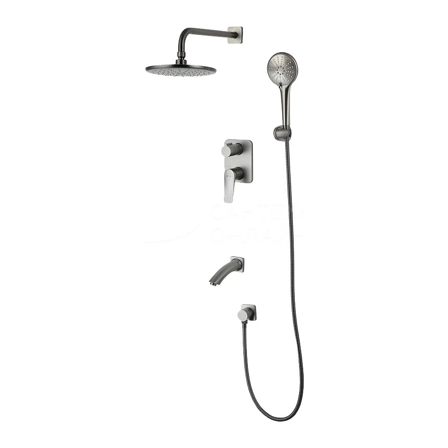Душевая система Lemark Bronx LM3722GM