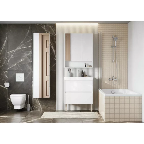 Зеркальный шкаф Aquaton Сканди 70 белый 1A252202SD010 70x85 см