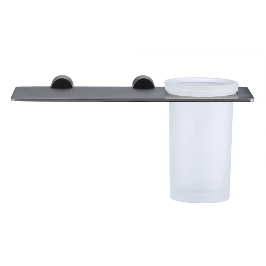 Стакан Savol стеклянный с настенным держателем S-002158Q