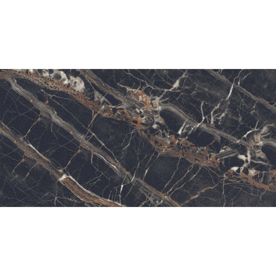 Керамогранит Velsaa Alcantro Nero черный 160x80 см