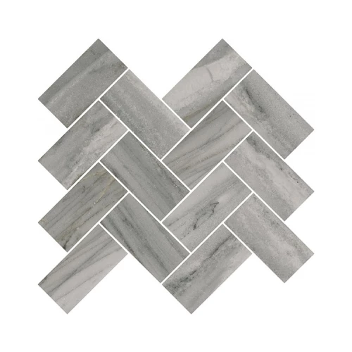 Декор VitrA Palissandro Шеврон Серый лаппатированный K945602LPR 31.5х27,9 см