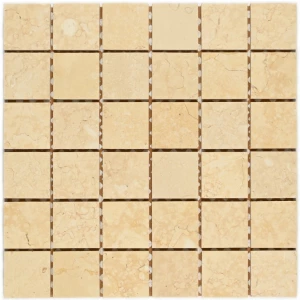 Мозаика Bonaparte Каменная мозаика Sorento-48 48х48 бежевая 30,5х30,5 см