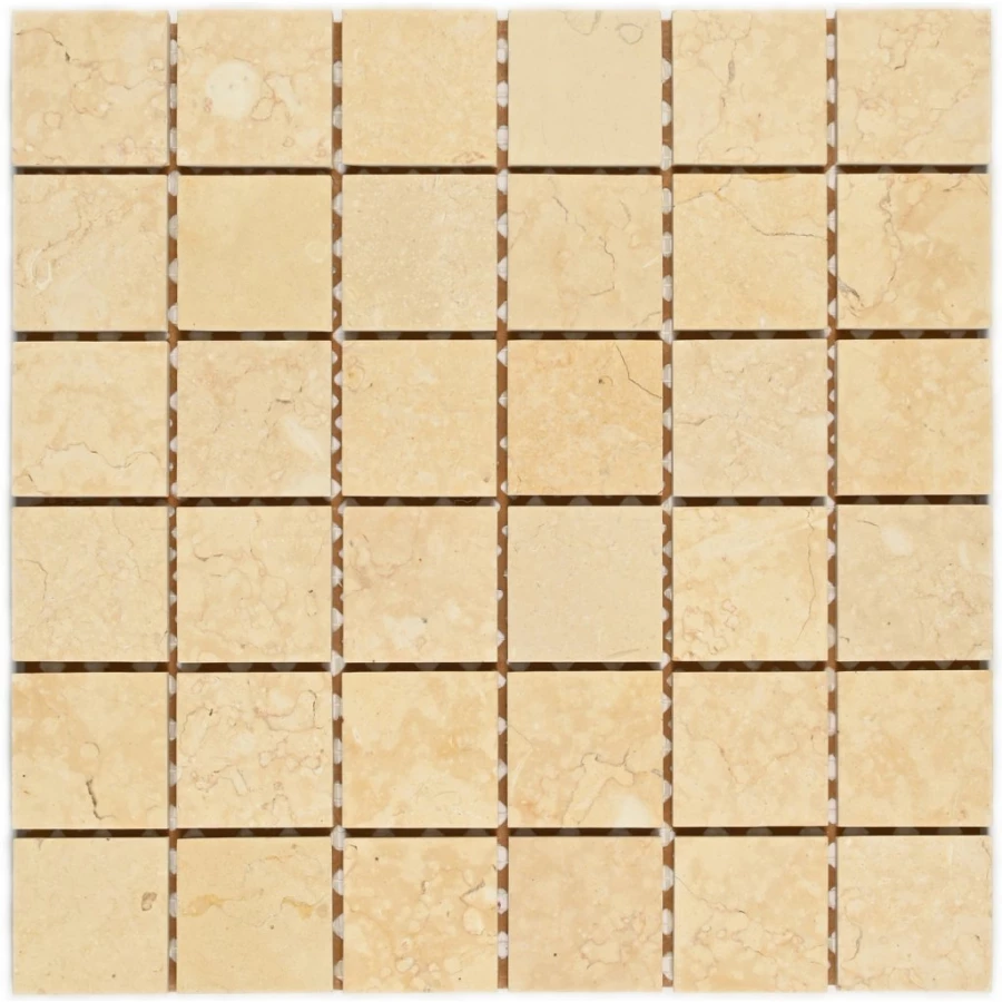 Мозаика Bonaparte Каменная мозаика Sorento-48 48х48 бежевая 30,5х30,5 см