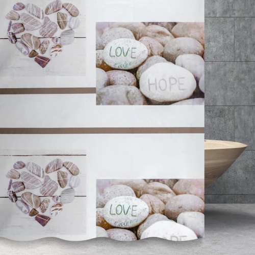 Штора Savol для ванной комнаты S-8PEVA10 180x180 см