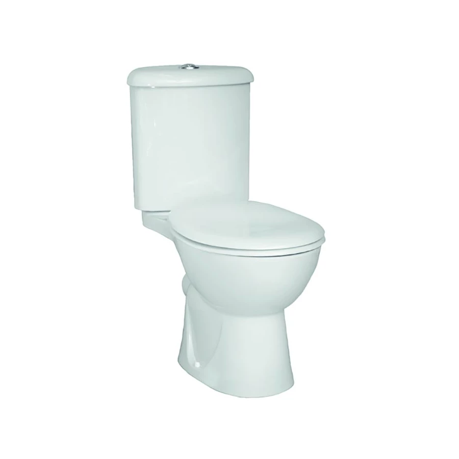 Унитаз-компакт угловой Vitra Arkitekt со стандартным сиденьем 9754B003-7200 81,5х37,5 см