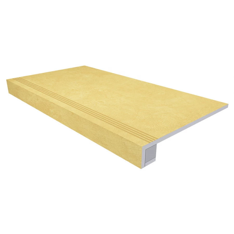 Комплект Estima Spectrum Ступень SR04 33x120 неполированная прямоугольный бортик с насечками Подступенок 14,5x120 39140