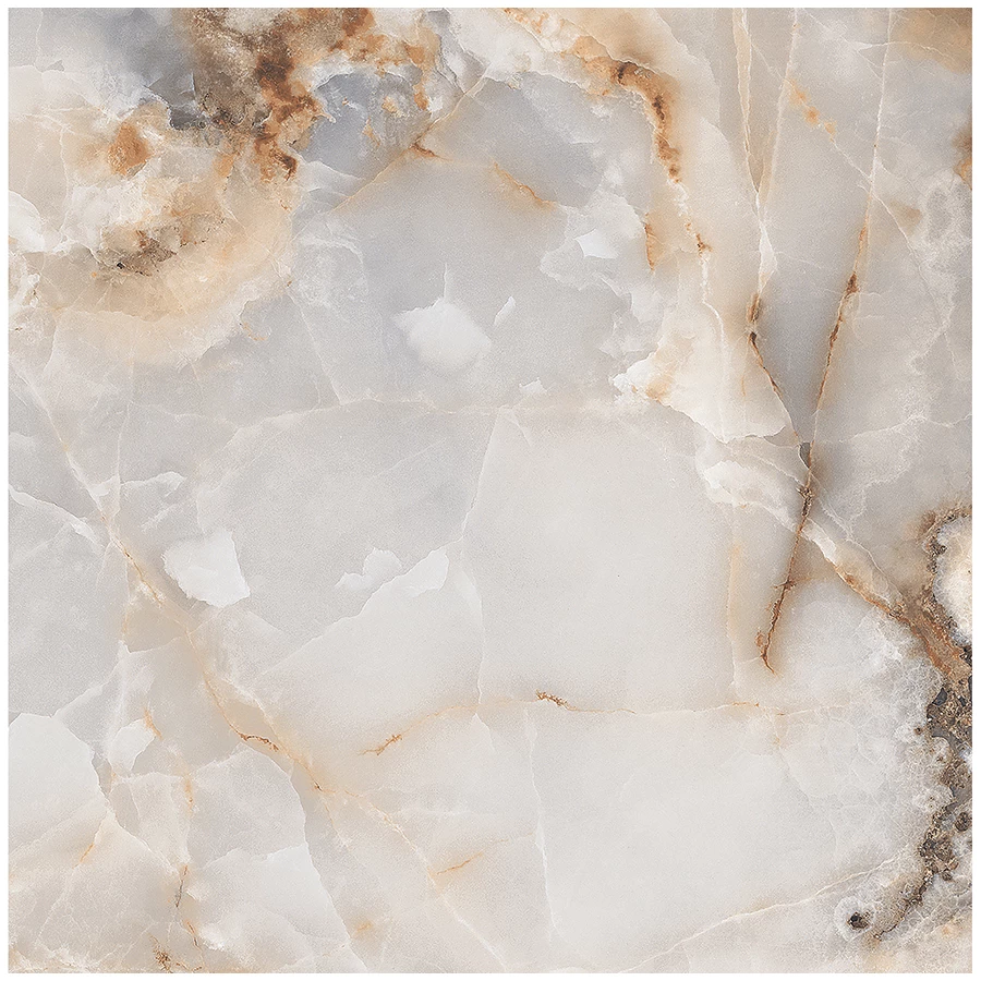 Керамогранит Ceradim Onyx Magic Brown серо коричневый Полированный 60х60 см