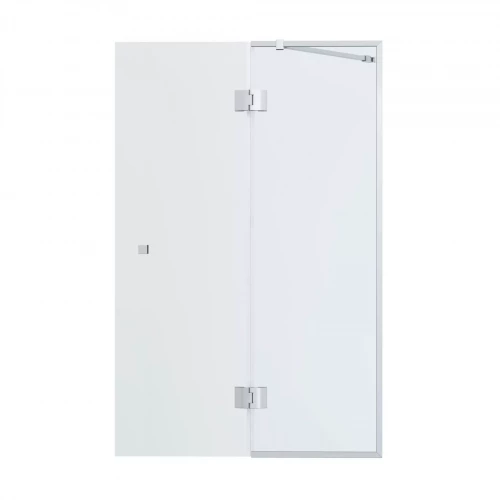 Шторка на ванну Mebelvann прозрачное стекло хром полированный BEN_402_SL_C_1400x900 90x140 см
