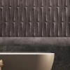 Декор Porcelanosa Веллуто Неро Десо / Velluto Nero Deco матовый черный 100354913 150х59,6 см
