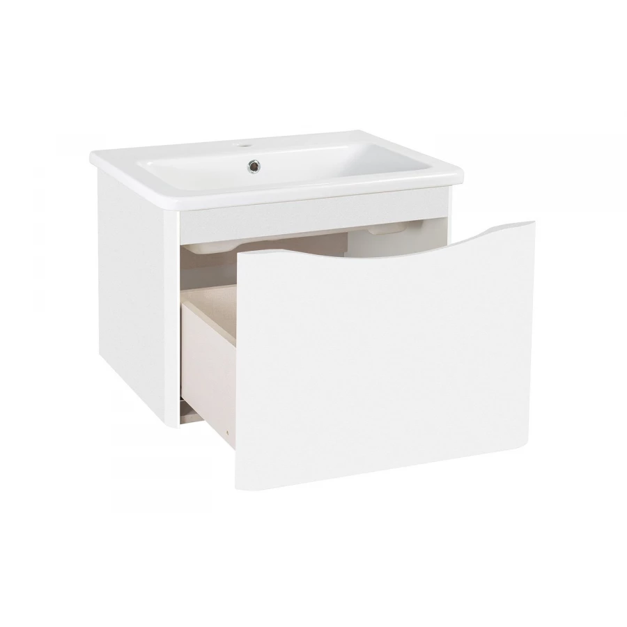 Тумба Runo Тоскана 60 белая под умывальник Никсон 60 00-00001412 57.4x41.8 см