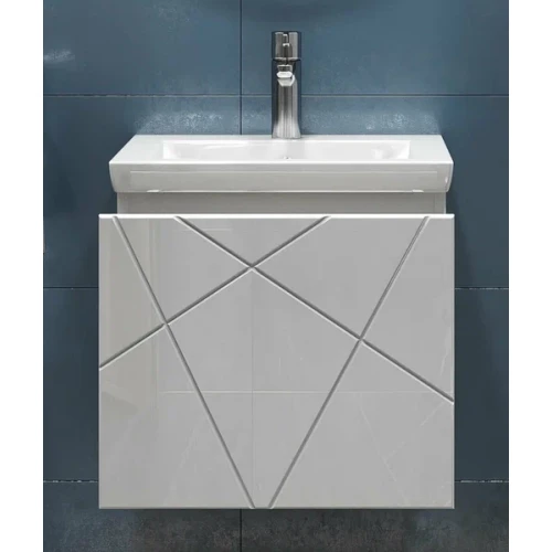 Тумба под раковину Vigo Land 500-0-1 навесная белый 018