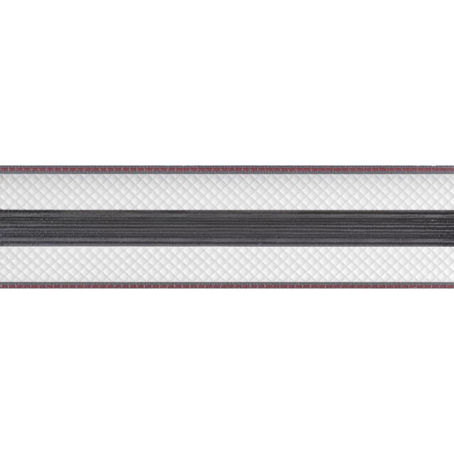 Плитка настенная Atlantic Tiles Aston Cenefa Бордюр матовый серый 8001384 29,5х8 см