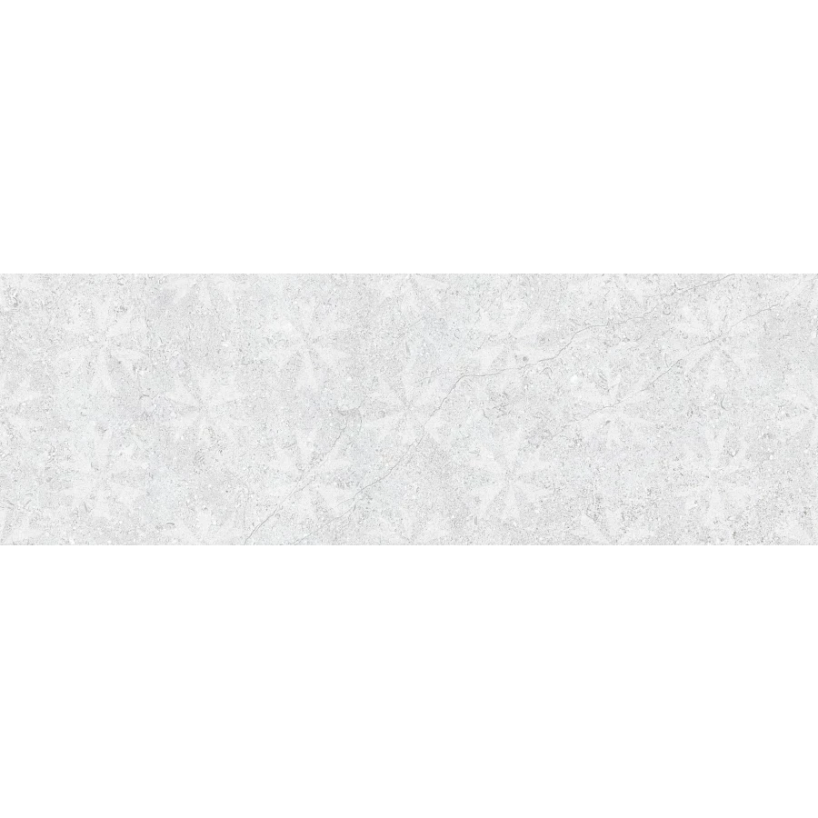 Плитка Saloni Markthal Graphic Light матовая белая 90x30 см