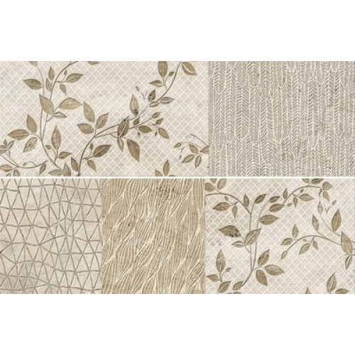Плитка настенная Baldocer Hangar Set Samoa Ivory Декор матовый бежевый 85х28 см