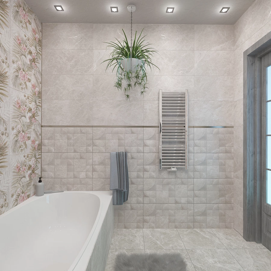 Керамическая плитка Kerlife Livorno Beige 49 матовая бежевая 63х31,5 см