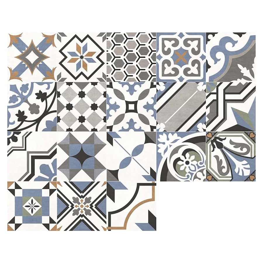 Керамогранит New Trend Design Art Mix 2 матовый многоцветный GP2020DMX23 20х20 см