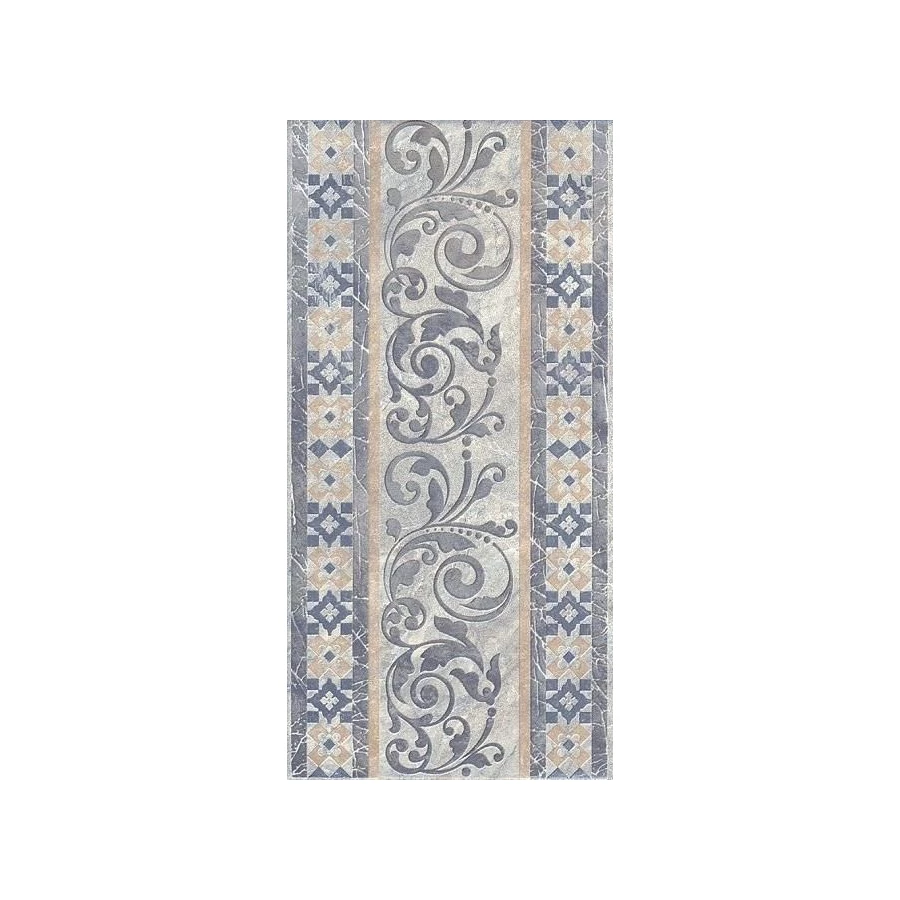 Бордюр Kerama Marazzi Бромли серый 19,6х40,2 см