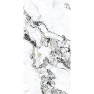 Керамогранит Basconi Home Bianco Gold-1 full body polished gold BHW-0035-1 120х60х0,8 см