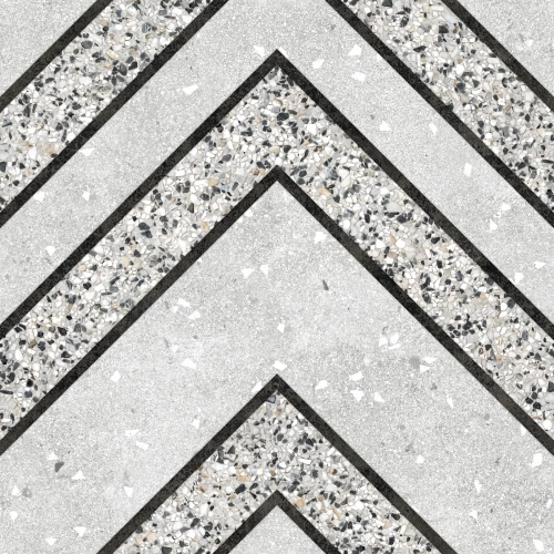 Керамогранит Gresant Artstone Infinia Collection Arc Flora Pearl Matt матовый серый 40х40 см