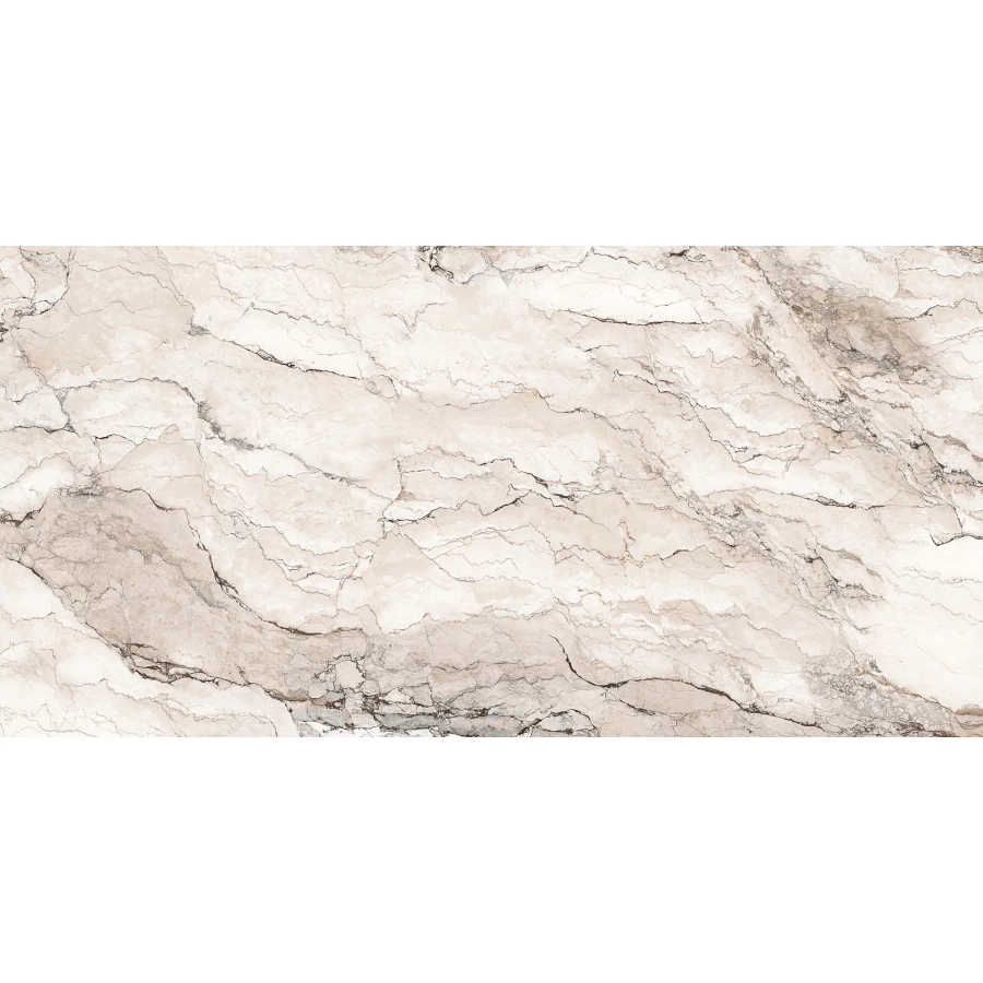 Керамогранит Realistik Rock Penguin White Carving матовый бежевый 160х80 см