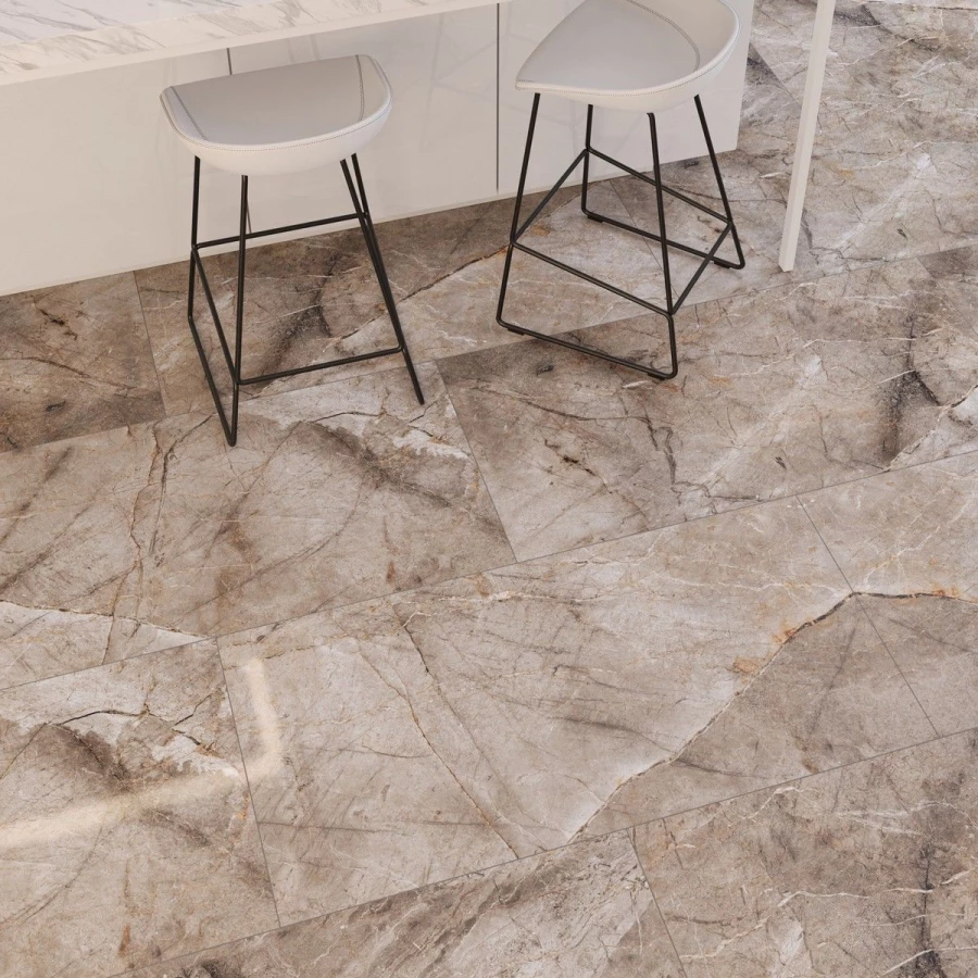 Керамогранит Neodom Sale Morato Polished глянцевый серый CV20216 120x60 см