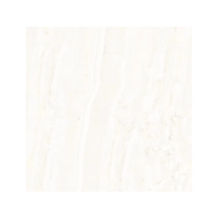 Керамогранит Meili Ceramic Onyx Perla Polish глянцевый светло-серый 120х120 см