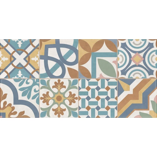 Плитка настенная New Trend Design Art Mix 3 матовая многоцветная WT36DST16 60х30 см
