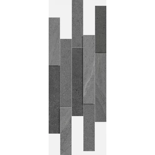 Декор Italon Контемпора Карбон Брик / Contempora Carbon Brick матовый серый 620110000044 78х28 см