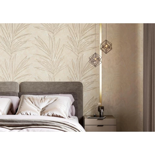 Флизелиновые обои Palitra Life Ipanema бежевые PL72067-21 1,06х10,05 м