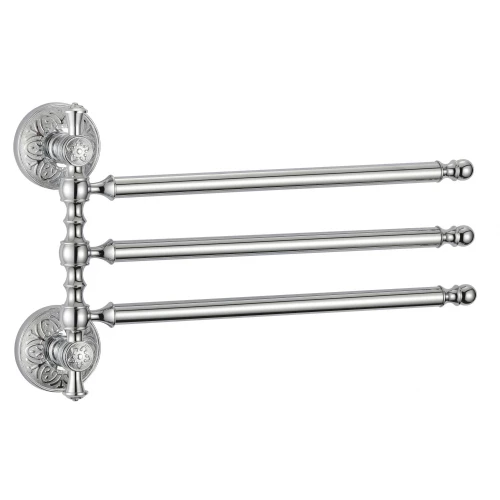 Держатель для полотенец поворотный (3-ой) Savol 58а S-005803A хром