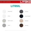 Герметик-затирка Litokol Litosil Силиконовый Черный графит L0503620001 280 мл