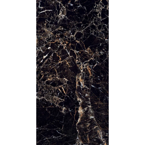 Керамогранит Arcadia Ceramica Torino Black High Gloss чёрный HG2007-A 120х60 см