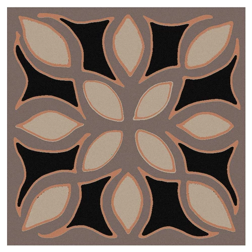 Вставка Kerama Marazzi Анвер 9 коричневый OS\C175\21052 4,85х4,85 см