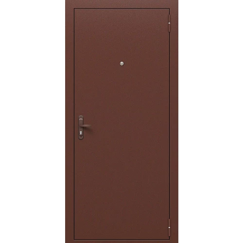 Входная дверь Bravo Стройгост РФ 205x86 Антик Медь/Л-11 (ИталОрех) правое открывание