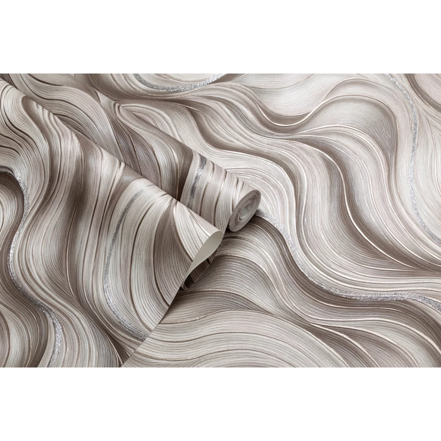 Обои флизелиновые Palitra Life Bounty коричневые PL71776-44 1,06х10,05 м