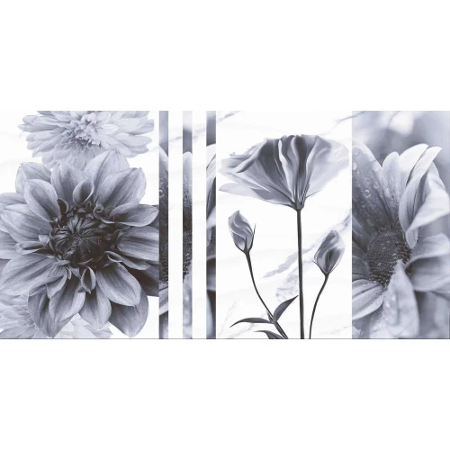 Плитка настенная Тянь Шань Галатея Декор Цветы TP3601SWFY 60х30 см