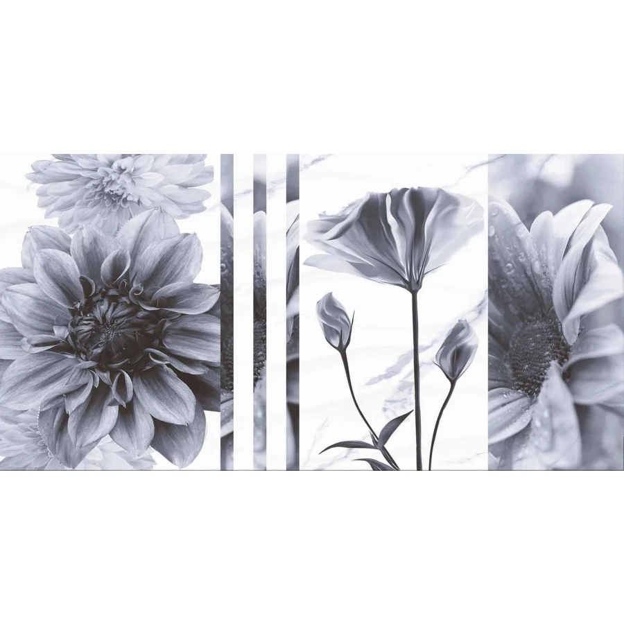 Плитка настенная Тянь Шань Галатея Декор Цветы TP3601SWFY 60х30 см