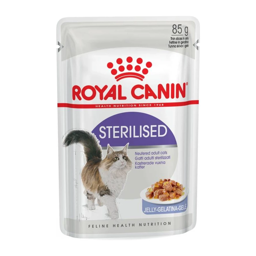 Корм для стерилизованных кошек Royal Canin sterilised пауч желе влажный 85 г