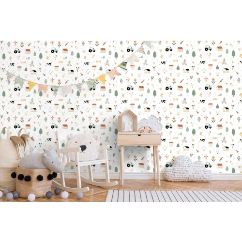 Обои флизелин Ugepa My Kingdom Белый Коричневый M51507 10,05x0,53 м