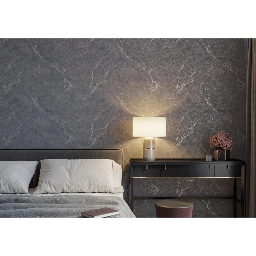 Обои флизелиновые Palitra Prestige EQ Grotto Exclusive Quality черные PC72117-44 1,06х10,05 м