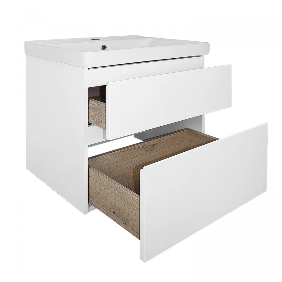 Комплект Azario Тумба Мила 60 подвесная с раковиной Tempo 60 CS00091362 60х67х47.5 см