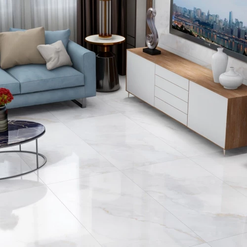 Керамогранит Neodom Marble Ornato Wave Polished белый N20534 120х60 см