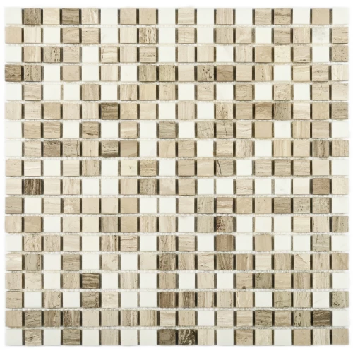 Мозаика Bonaparte Каменная мозаика Elegant 15х15 матовая серая 30,5х30,5 см