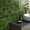 Плитка настенная Equipe Menorca Tourmaline глазурованная глянцевая зеленая 31627 32,8x6,5 см