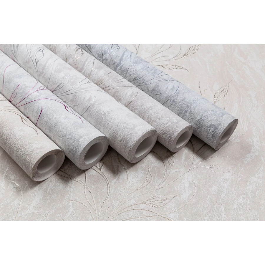 Обои бумажные Palitra Home Protect-Gracia серые HC11063-24a 0,53х10,05 м